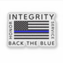 Search for police badge stickers Thin blue line