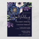 Search for navy blue cream wedding invitations Vintage