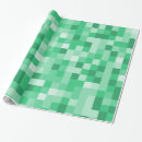 Search for green pixel wrapping paper Pattern