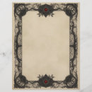 Search for gothic stationery paper Dark