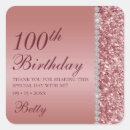 Search for 100th birthday stickers Chic