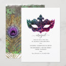 Search for green masquerade mask invitations Carnival