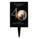 Search for anniversary cake toppers Black