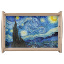 Search for vincent van gogh serving trays Starry night