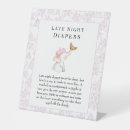 Search for late night diapers signs Watercolor