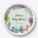 Search for succulent plates Baby shower