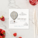 Search for hot air balloon napkins Baby shower