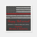 Search for firefighter napkins Retirement
