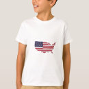 Search for united states map kids tshirts Red white blue