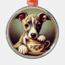 Search for whippet ornaments Puppy