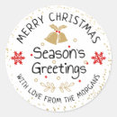 Search for seasons greetings stickers Thank you