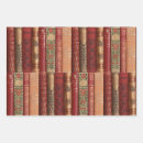 Search for book wrapping paper Old books