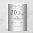 Search for 30th anniversary invitations Elegant