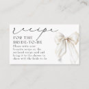 Search for recipe for bride to be Bow