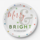 Search for merry and bright plates Green