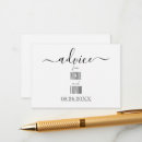 Search for minimalist wedding advice cards Plain
