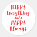 Search for happy everything stickers Merry