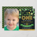 Search for lucky charm invitations Green
