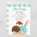 Search for mint green birthday invitations Ice cream