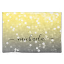 Search for yellow and gray placemats Abstract