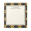Search for sunflower notepads Stylish