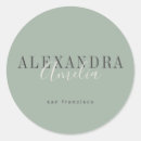 Search for information stickers Modern minimalist