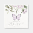 Search for butterflies napkins flowers