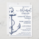 Search for nautical rehearsal dinner invitations White