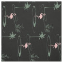 Search for pink flamingo fabric Palm tree