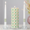 Search for irish wedding candles Shamrock