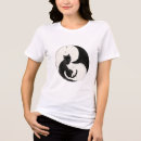 Search for yin yang cat tshirts Black