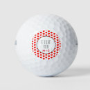 Search for i love you golf balls Red