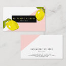 Search for lemon business cards Yellow