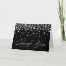 Search for black silver thank you cards Modern