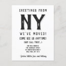 Search for humorous moving announcement cards State