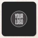 Search for logo coasters Black