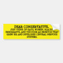 Search for humorous bumper stickers democrat