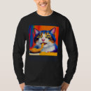 Search for oil painting tshirts Cat