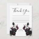Search for gothic thank you cards Burgundy