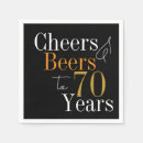 Search for 70th birthday napkins Milestone