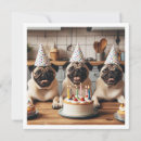 Search for pug birthday invitations Dog