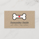 Search for dog bone business cards Paw
