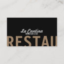 Search for restaurant business cards cafe