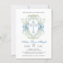 Search for baby blue baptism invitations Watercolor