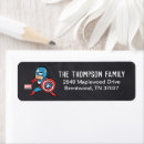 Search for superhero return address labels Cool