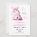 Search for teepee sleepover invitations Camping