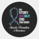 Search for suicide awareness ribbon stickers Tomorrow needs you