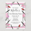 Search for makeover party invitations Pink