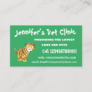Search for zoo business cards Tiger