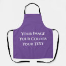 Search for bridal shower aprons Purple